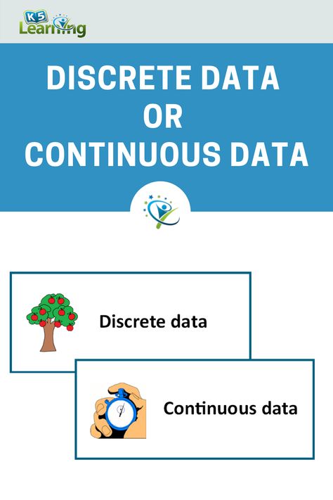 As you may already know data is a set of values based on facts, figures or other pieces of information that we use to learn about something. For example, the number of dogs per family in a town. That data can be presented in different ways. Data can be measured (such as length or weight) or numerical (basically numbers). We call these continuous data and discrete data. Discrete And Continuous Data, Math Logic Puzzles, Math Help, Logic Puzzles, What Is The Difference Between, A Town, Data Collection, Logic, To Learn