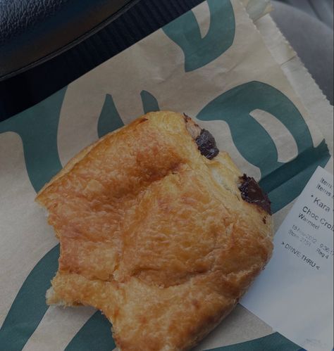 Chocolate Croissant Starbucks, Chocolate Croissant Aesthetic, Starbucks Chocolate Croissant, Starbucks Croissant, Starbucks Pastry, Scrapbook Printouts, Starbucks Pastries, Food Starbucks, Croissant Pastry