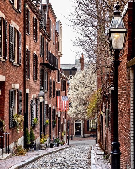 IGersBoston on Instagram: “Good evening Boston! Tonight’s feature is this beautiful scene from Acorn Street in Beacon Hill captured by @jessie_boo87. Congratulations…” Beacon Hill Boston, Doughnut Shop, Shop Inspiration, Beacon Hill, Good Evening, Beautiful Destinations, Beautiful Views, East Coast, Dream Life