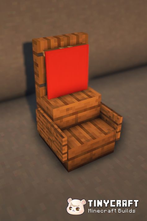 Minecraft Chair Designs, Minecraft Chair, Minecraft Chair Ideas, Chair Minecraft, Minecraft Couch Ideas, Minecraft Sofa Ideas, Minecraft Sofa, Minecraft Couch, Minecraft Interior