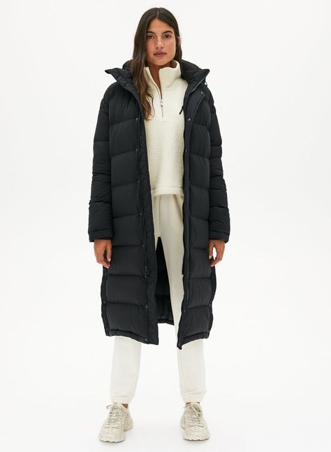 Tna The Super Puff™ Long Long Puffer Jacket Outfit, Chilly Fits, Super Puff Long, Puffer Coat Outfit, The Super Puff, Long Winter Jacket, Puffer Jacket Style, Puffer Jacket Outfit, Super Puff