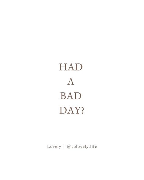 It’s okay to not be okay. 💜 Swipe through for ways to take care of yourself on a tough day. - ©lovely🤍 🌸Follow @solovely.life for daily thoughts and inspirations ✨ ❗️© 2024 Lovely, Solovely.life. All rights reserved. Unauthorized use of my videos, texts, or any content without express permission, is strictly prohibited. For reposting, please credit “Lovely, @solovely.life” . . . . #selfcarematters #selfcarejourney #takecareofyourself #inspirationalpost #mentalhealthmatters #itsokaynotto... Mindset Motivation, Daily Thoughts, Tough Day, Be Okay, Having A Bad Day, Mental Health Matters, Its Okay, All Rights Reserved, Take Care Of Yourself