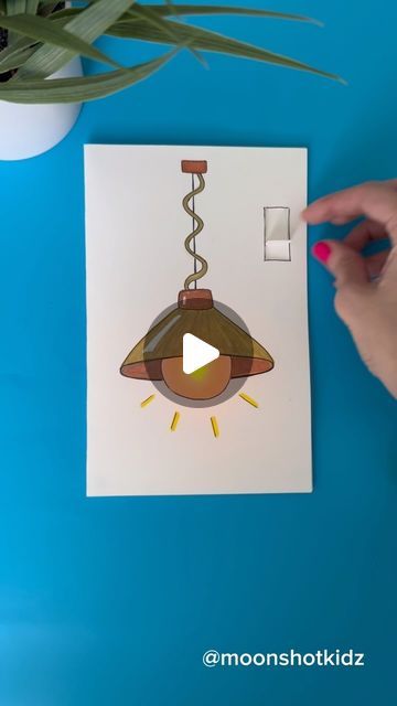 DIY electronics, stem and science activities for beginners on Instagram: "DIY “Ceiling light with a switch” interactive card. Easy and fun paper electronics project for beginners. You will need: - LED diode - Conductive copper tape - Coin cell battery 3v (CR2032) - Paper - Markers   Warning: this project should be done under adult supervision.  Order supplies here: https://www.amazon.com/shop/moonshotkidz  #stem #stemlearning #stemeducation #stemteacher #stemactivities #science #papercircuit #papercraft #crafts #easycraft #halloweencraft #cardmaking #lightupcards" Mini Led Lights Ideas Decor, Paper Circuits Projects, Joule Thief, Electronics Project, Electronics Projects For Beginners, Paper Circuits, Copper Tape, Interactive Card, Card Easy