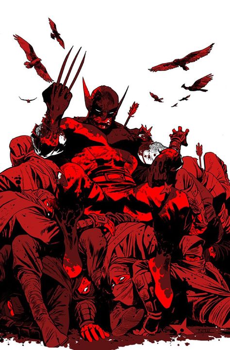 Wolverine Artwork, Hulk Spiderman, Dead Hand, Wolverine Comic, Venom Comics, Wolverine Art, White Blood, Wolverine Marvel, Arte Dc Comics