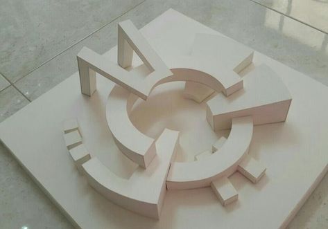 Ideas For Small Gardens, Architecture Model Trees, Maquette Architecture, Conceptual Model Architecture, Origami Architecture, Concept Models Architecture, Paper Architecture, Concrete Architecture, Wooden Architecture