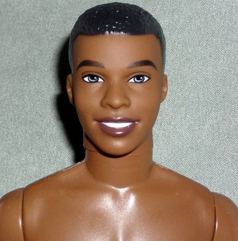 BARBIE BLACK KEN DOLL by chanty's crafts and beyond, via Flickr Black Ken Doll, Ken And Barbie, Ken Barbie Doll, African American Dolls, Male Doll, Living Dolls, Beautiful Barbie Dolls, Black Barbie, Ken Doll