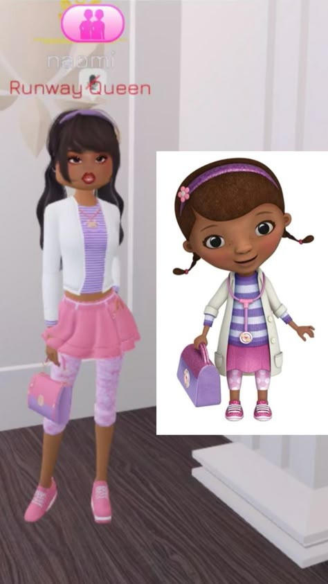 Doctor McStuffins outfit Doctor Dti Ideas, Dti Nerd Outfit, Dress To Impress Outfits Roblox Game Theme Doctor, Dti Outfits Theme Doctor, Dti Theme Doctor, Docterdress To Impress, Graduation Dress To Impress Roblox Game, Dti Outfits Doctor, Dress To Impress Funny Outfits