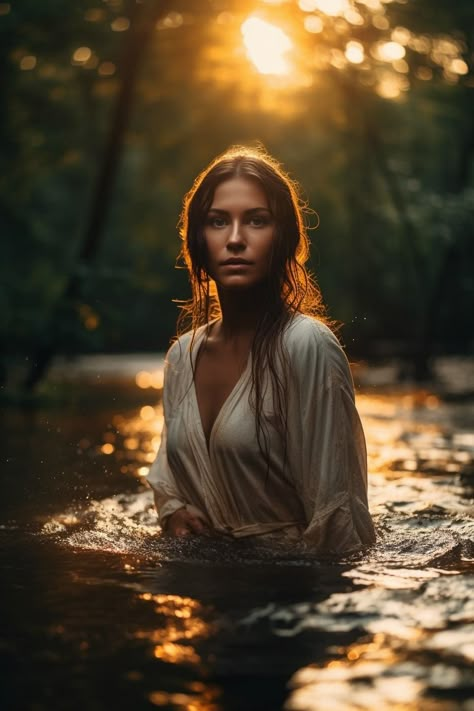 Lake Portrait, Fairytale Photoshoot, Lake Photoshoot, Water Shoot, Nature Photoshoot, Dreamy Photography, Foto Shoot, Shotting Photo, Outdoor Portraits