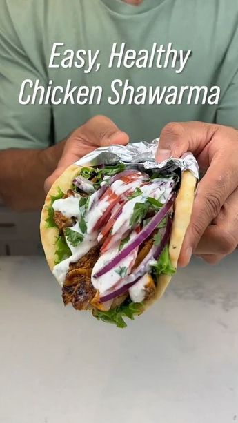 Make mealtime exciting with this Quick Chicken Shawarma Recipe by @its.razi, ready in just 15 minutes. #FastMeals #ShawarmaRecipe #HealthyEats Healthy Chicken Shawarma, Instant Pot Veggies, Easy Healthy Chicken, Chicken Shawarma Recipe, Shawarma Recipe, Clean Eating Recipes For Dinner, Healthy Food Recipes Clean Eating, Quick Chicken, Ground Beef Recipes Easy