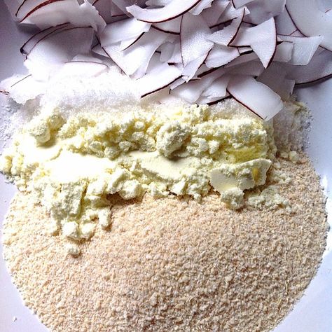 Garri, Powdered milk, Sugar, Coconut Shavings Coconut Shavings, Powdered Milk, Feta Cheese, Health Food, Feta, Coconut, Milk, Cheese, Health