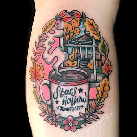 Fall Tattoo Ideas Autumn, Tattoo Ideas Mom And Daughter, Gilmore Girls Tattoo, Tattoo Ideas Mom, Nature Lover Tattoo, Girls Tattoo Ideas, Girls Tattoo Designs, Fall Tattoo, Tattoos Abstract