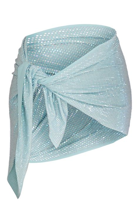 Rhinestone Sarong from @officialplt Beach Sarong, Blue Beach, Beach Bunny, Sarong, Baby Blue, Blue, Quick Saves