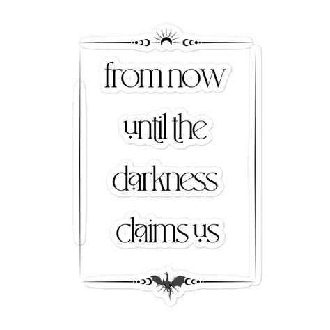 Until The Darkness Claims Us, Manon Blackbeak, The Thirteen, Glass Sticker, Throne Of Glass, The Darkness, Adhesive Vinyl, Valencia, Favorite Books