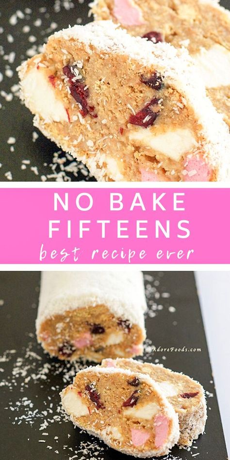 Fifteens Recipe, Easy Traybake Recipes, Culture Recipes, Irish Foods, Fridge Cake, Irish Desserts, Coffee Mornings, Biscuits Graham, Coconut Slice