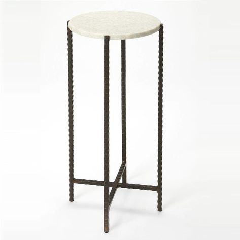 Reena Circular Table Bone Inlay Side Table, Marble Top End Tables, Marble Accent Table, Marble Top Side Table, Metal Accent Table, Round Accent Table, Circular Table, Square Side Table, Marble Side Tables