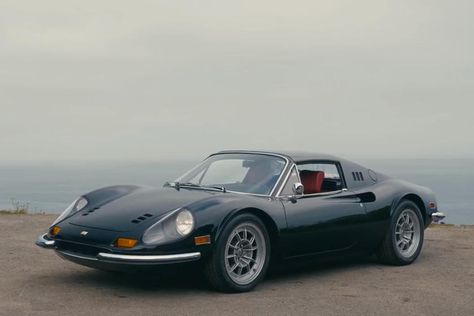 Ferrari Dino Restomod Is Like Nothing You've Seen Before | CarBuzz Restomod Cars, Dino Ferrari, Sports Cars Ferrari, Ferrari Vintage, Classic Ferrari, Luxury Car Garage, Ferrari Dino, Luxury Car Interior, Car Inspiration