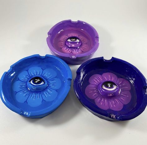 Clay Ashtrays, Ashtray Ideas, Clay Magnets, Diy Air Dry Clay, Chakra Third Eye, Sculpture Art Clay, Air Dry Clay Projects, Clay Inspo, Clay Diy Projects