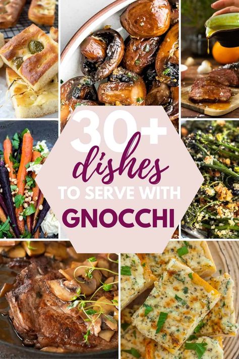 Gnocchi Sides Recipes, What To Serve With Gnocchi Dinners, Sides For Gnocchi, What Goes With Gnocchi, Side Dishes For Gnocchi, What To Serve With Gnocchi, Gnocchi Side Dish Recipes, Gnocchi Sides, Gnocchi Ideas