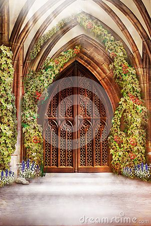 Wooden Church Ancient Door. Antique Retro Archway and Doorway by Ipb, via Dreamstime Castle Doors, Wooden Church, Antique Architecture, Cool Doors, Old Doors, Unique Doors, Beautiful Doors, Fabric Shower Curtains, Entrance Doors