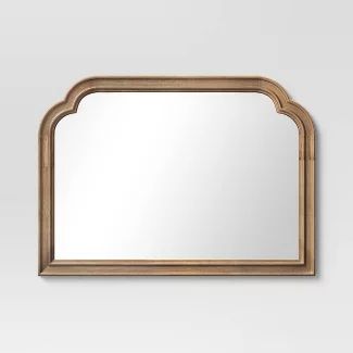 Decorative Wall Mirrors : Mirrors : Target Country Mantle, Mantle Wood, French Country Mantle, Mirror Over Fireplace, Mirror Above Fireplace, French Country Mirrors, French Country Collections, Traditional Shelves, Mantle Mirror