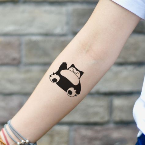 Yolo Tattoos, Snorlax Tattoo, Print Tattoo Designs, Minecraft Tattoo, Yugioh Tattoo, Gengar Tattoo, Pokemon Tattoos, Pikachu Tattoo, Simple Tattoos For Women