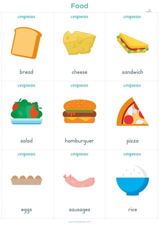 Comida en inglés: vocabulario Existen diferentes formas de referirnos a las comidas que comemos a lo largo del día, veamos algo de vocabulario sobre alimentos en inglés.   breakfast: desayuno  Es la primera comida del día, usualmente se hace en las mañanas.   lunch: comida / almuerzo  Es la comida que se hace al mediodía.   dinner: cena  Dependiendo del lugar del planeta donde estés, ésta puede ser la comida principal del día, y generalmente es la última de las tres comidas diarias.   snacks: re Hamburger With Egg, Food Names In English, Food Flashcards, Pizza Hamburger, Breaded Steak, Tuna Steak, Food Vocabulary, English Activities For Kids, The Last Meal