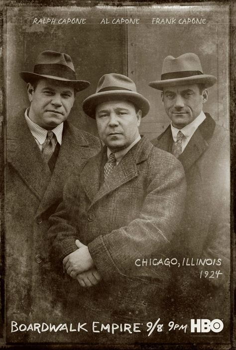 Ralph Capone, Al Capone, & Frank Capone Boardwalk Empire #tv #hbo Nucky Thompson, Empire Movie, Empire Season, Steve Buscemi, Boardwalk Empire, Al Capone, Book Tv, Film Serie, Best Shows Ever