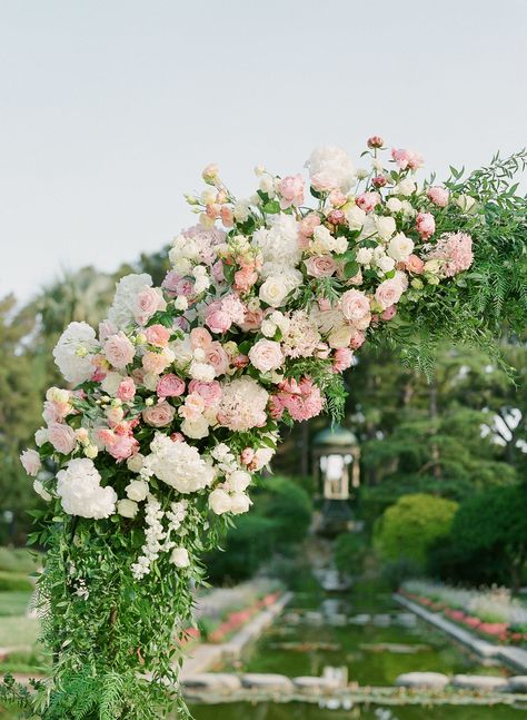 Pink Peony Wedding, Pink Peonies Wedding, Villa Ephrussi, Arbor Decor, French Villa, Dusty Pink Weddings, Wedding In France, All Things Pink, 2025 Wedding