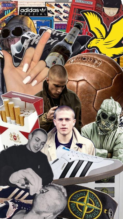 Football Hooligan, Adidas Poster, Collage Reference, Perfect Chaos, Football Casual Clothing, Football Tattoo, Casual Football, Rupert Friend, Ultras Football