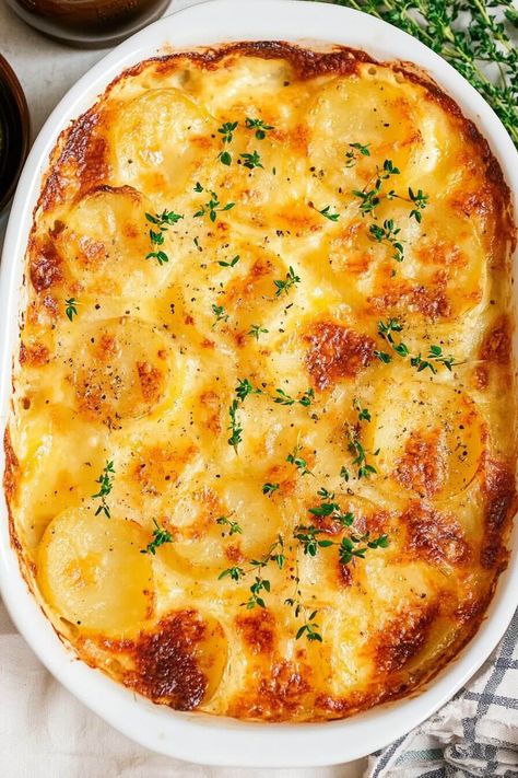 Scalloped Potatoes Recipe Scalloped Potatoes On The Bbq, Light Scalloped Potatoes, Small Scalloped Potatoes, Scallops Potatoes Recipe, Christmas Scalloped Potatoes, Easy Scallop Potatoes Recipes, Cast Iron Scalloped Potatoes, Scallop Potato Recipes, Fast Scalloped Potatoes