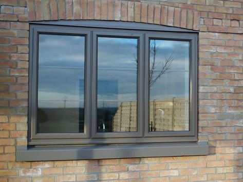 Aluminium Casement Windows Supply & Fitter - Oxford, Thame Casement Windows Exterior, Aluminum Door Design, English Windows, Windows Design Ideas, Home Window Design, Aluminum Windows Design, Windows Aluminium, Window Glass Repair, Barn Exterior