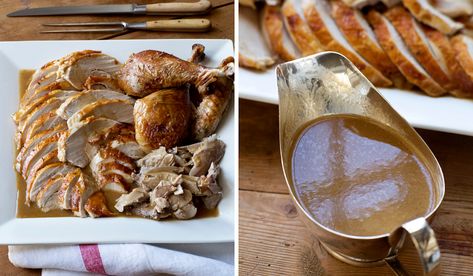 Make Ahead Turkey Gravy Recipe, Make Ahead Turkey, Make Ahead Gravy, Roast Turkey Gravy, Turkey And Gravy, Make Ahead Turkey Gravy, Thanksgiving Menu Recipes, Best Ina Garten Recipes, Thanksgiving Gravy