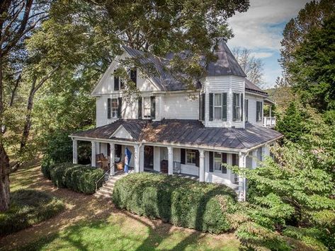 4674 Maury River Rd, Rockbridge Baths, VA 24473 | MLS #133436 | Zillow Family Room Library, Dining Room Country, Brick Pathways, Old Greenhouse, Village Road, Cat Pretty, Room Country, Great Architecture, Old Country Houses