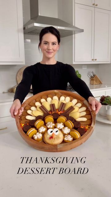 Turkey Dessert Board, Thanksgiving Dessert Charcuterie Board, Thanksgiving Dessert Board, Turkey Dessert, Candy Turkeys, Turkey Desserts, Mini Apple Pie, Tiny Pies, Thanksgiving Brunch