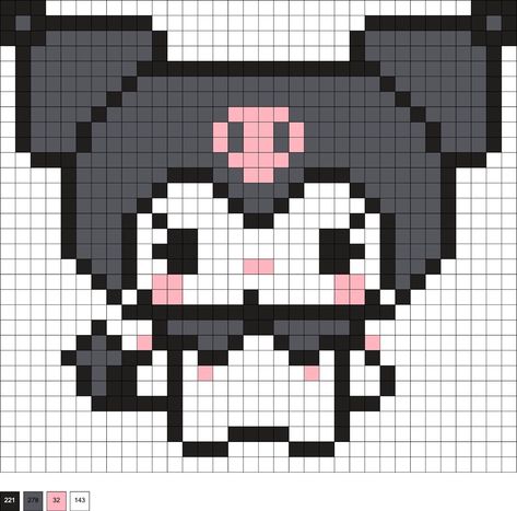 Pixel Art Chat, Pixel Art Stitch, Pixel Art Animals, Pixel Kawaii, Helloween Wallpaper, Easy Pixel Art, Pixel Art Templates, Pixel Drawing, Pixel Crochet