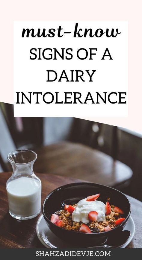 Are you having some strange symptoms whenever you eat dairy? Learn the must-know signs of a dairy intolerance in this helpful post from a Registered Dietitian. Discover how to know if you have issues to lactose, casein, or whey, and what to do if you suspect a dairy intolerance. Dairy Sensitivity Symptoms, Dairy Intolerance Symptoms, Dairy Allergy Symptoms, No Dairy Diet, Lactose Intolerant Recipes, Food Intolerance Symptoms, Lactose Intolerant Symptoms, Food Intolerance Test, Dairy Intolerance