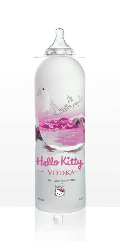 Hello Kitty Wedding, Pretty Alcoholic Drinks, Coco Chanel Mademoiselle, Alcohol Aesthetic, Alcohol Bottles, Pretty Drinks, Pink Girly Things, Hello Kitty Items, Puff And Pass