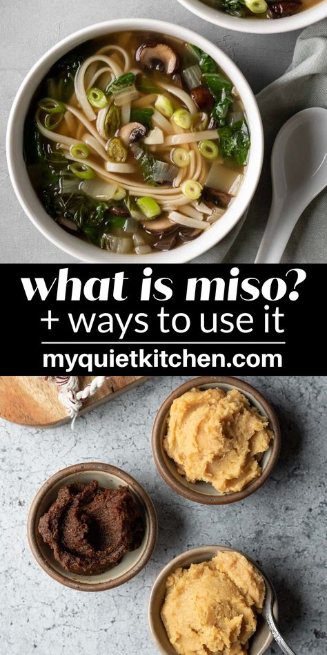 Chickpea Miso Soup, Miso Broth Soup, Miso Soup Healthy, Vegetable Miso Soup, Best Miso Soup, Miso Soup With Mushrooms, Sea Vegetables Recipes, Healthy Miso Soup Recipe, Miso Based Soup