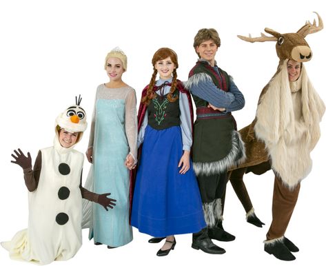 Disney's Frozen Jr. Costume Rentals Frozen Group Costumes, Frozen Costume Diy, Sven Costume, Frozen Decor, Travelling Outfit, Adult Disney Costumes, Frozen Jr, Frozen Costumes, Frozen Musical