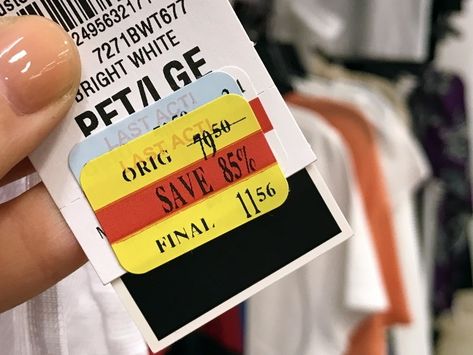 How to Decode the Secret Language of Price Tags at These 19 Stores Costco Prices, Store Hacks, Boutique Display, Secret Language, Green Sticker, The Krazy Coupon Lady, Krazy Coupon Lady, Shop Window Displays, Money Matters