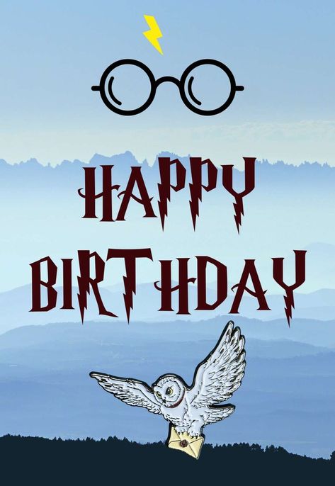 Harry Potter Birthday Wallpaper, Harry Potter Birthday Cards Diy, Harry Potter Characters Birthdays, Harry Potter Cumpleaños, Harry Potter Birthday Quotes, Carte Harry Potter, Harry Potter Card, Happy Birthday Harry, Harry Potter Birthday Cards