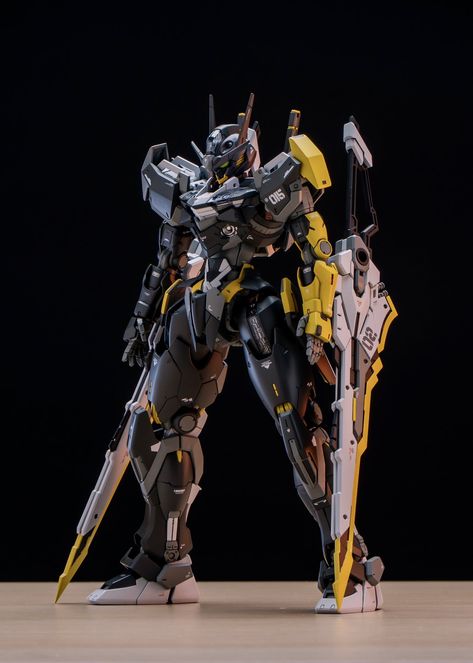 Sword Mode on! Custom Gundam Model, Gundam Concept Art, Mecha Art Illustrations, Gunpla Kitbash, Gundam Aerial, Gundam Design, Robot Design Sketch, Female Ninja, Gundam Astray