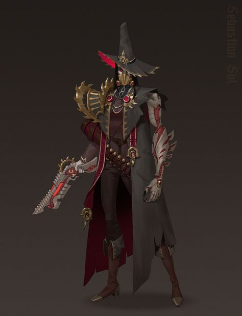 ArtStation - Demon Hunter-Sebastian Sol Demon Hunter Character Design, Vampire Hunter Character Design, Blood Hunter Dnd, Dnd Villains, Soul Sacrifice, Fantasy Reference, Dungeons And Dragons Board, Blood Hunter, Dnd Classes