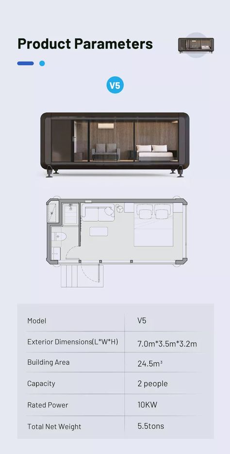 Prefabricated Home, Glass Mobile, Glass Cabin, Pod House, Minimal House Design, Small House Design Plans, Container House Plans, Modern Tiny House, Prefabricated Houses