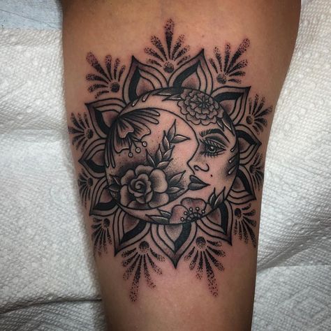 San Diego Tattoo Artist on Instagram: “Thank you Rachael! #talavera #lalunayelsol 🌞🌛🌹” Talavera Tattoo, Bird And Flower Tattoo, San Diego Tattoo, Pretty Tattoos, Artist On Instagram, Tattoo Artist, Flower Tattoos, Arm Tattoo, Tattoo Artists