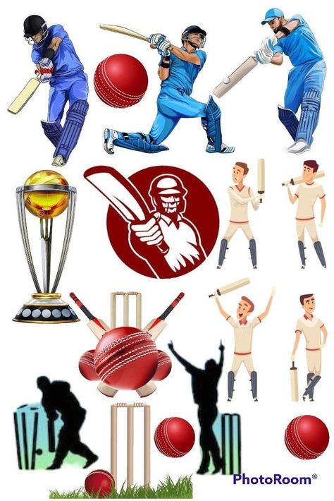 Cricket Toppers For Cake, Cricket Theme Birthday Decoration, Cricket Cake Topper, Cricket Theme Cake Topper Printable, Cricket Theme Cake Birthdays, Cricket Cakes For Boys, Cricket Clipart, Magician Cake, 5 Birthday Cake