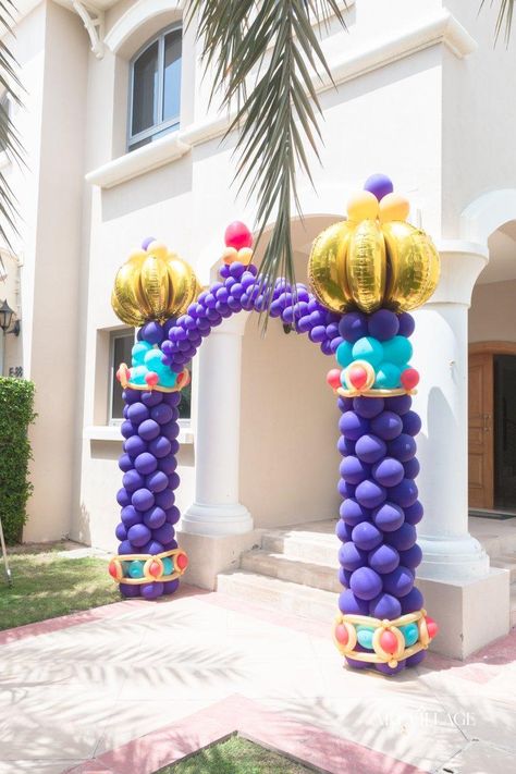 Jasmin Birthday Theme, Jafar Themed Party, Princess Jasmine Party Decorations, Aladin Birthday Theme, Alladin Birthday Theme, Aladdin And Jasmine Party Ideas, Aladdin Theme Birthday Party, Aladdin Theme Party Arabian Nights, Aladdin Prom Theme