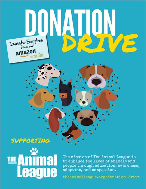 Animal Shelter Donation Ideas, Animal Shelter Donations, Animal Shelter Fundraiser, Animal Rescue Fundraising, Fundraising Poster, Animal Rescue Ideas, Donation Ideas, Social Media Ideas, Pet Branding