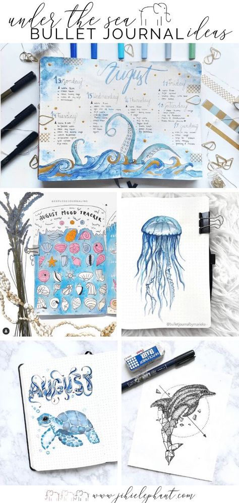 Ocean Journal, Ocean Facts, Bullet Journal Layout Ideas, Journal Layout Ideas, December Quotes, Ideas Journal, Bullet Journal Quotes, Simple Artwork, Art Appliqué