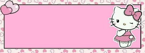 Hello Kitty Name Tag For School, Name Tag Hello Kitty Pink, Hello Kitty Name Tag Template Editable, Hello Kitty Name Label, Hello Kitty Name Tag Template, Sanrio Name Tag, Nametag Templates, Hello Kitty Name Tag, Wallpaper With Hearts